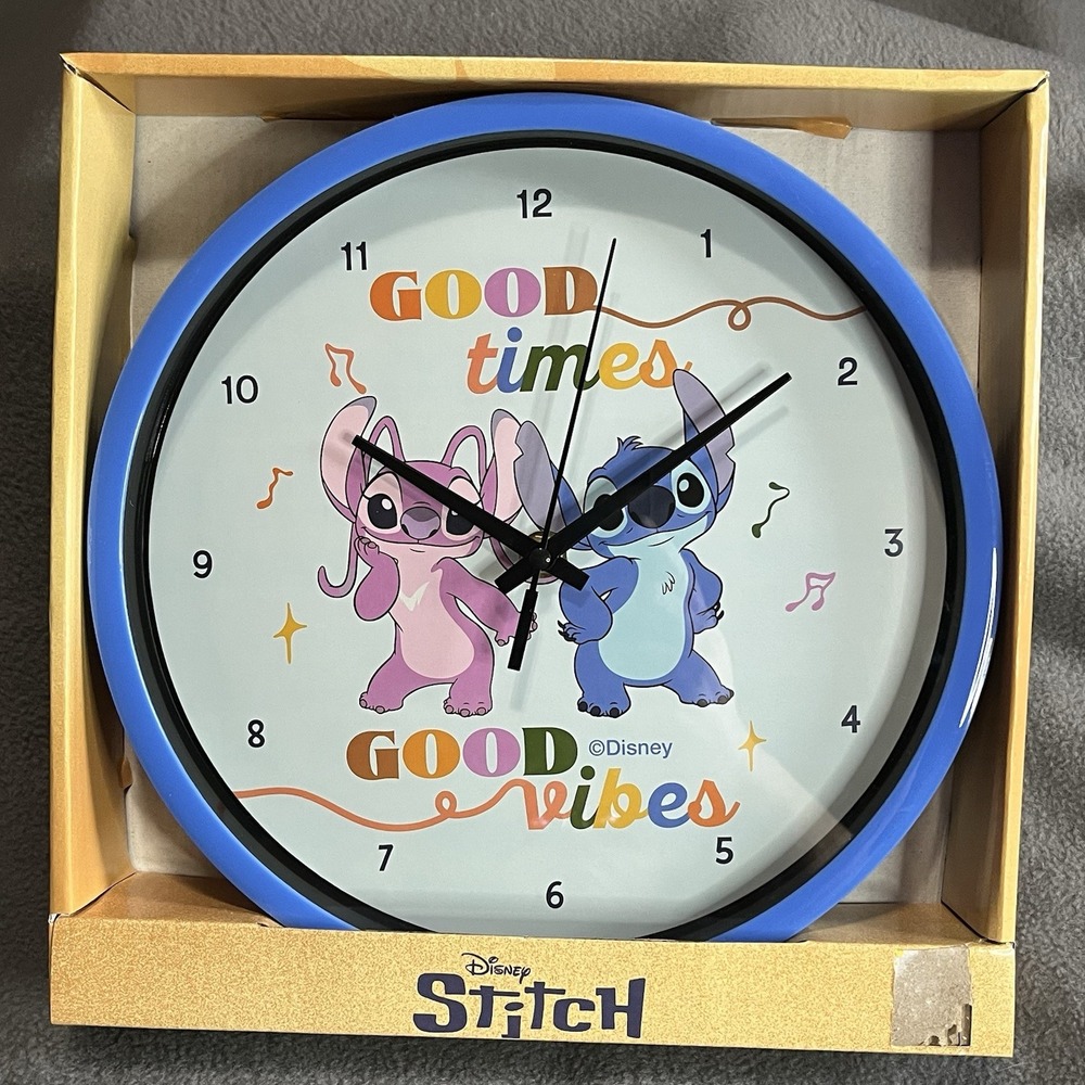 Disney Stitch 10" Decorative Wall Clock Lilo & Stitch Pop Creations
